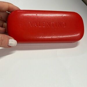 Valentino Red Sunglasses Case